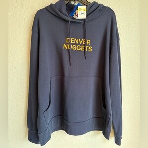 NWT Denver Nuggets NBA Navy Pullover Hoodie - Men’s XL